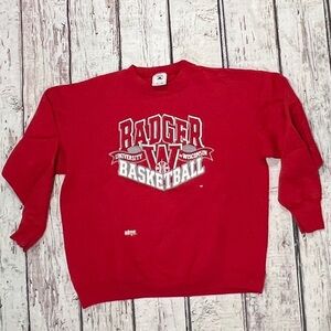 Vintage University of Wisconsin Badgers NCAA Collegiate 1990s Sweatshirt